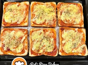 Gambar 👩‍🍳Roti Pizza Bakar