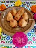 Fried little millet modak stuffed with Coconut and mava (Ganesh chaturthi special)