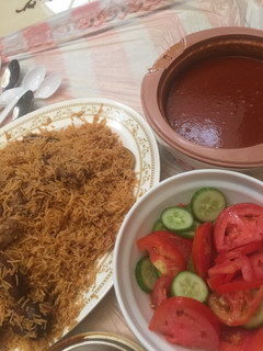 صورة لوصفة كبسة لحم