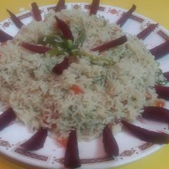 A picture of Veg pullao.