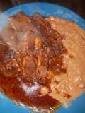 Costillitas de rez con salsa picosa