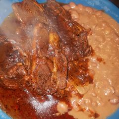 Costillitas de rez con salsa picosa A picture of Costillitas de rez con salsa picosa.