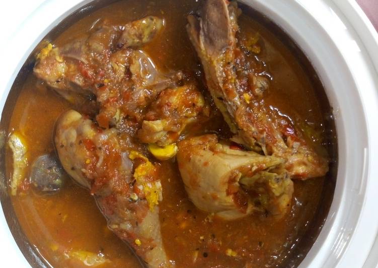 Recipe of Quick Chicken pepper soup