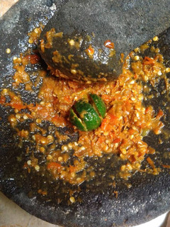 Foto resep Sambel terasi mentah