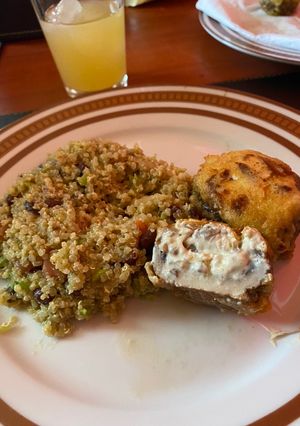 Una foto de Champiñones rellenos