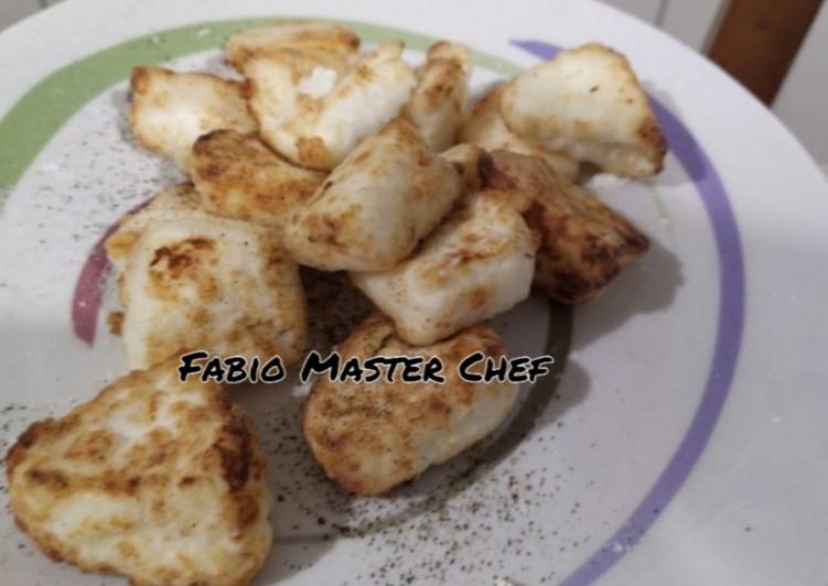 Step-by-Step Guide to Make Fatto in casa super veloce Ricotta Fritta con Pepe Nero e Limone