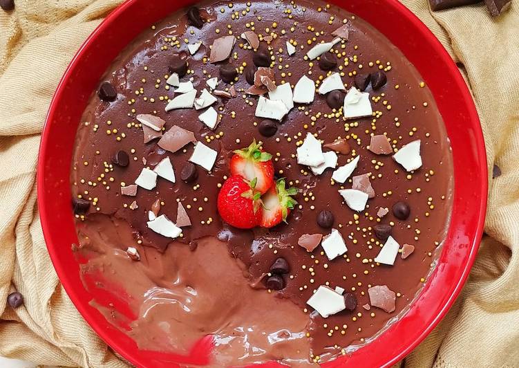 How to Prepare Homemade Chocolate pudding 😋
