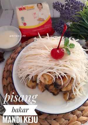 Foto resep Pisang bakar mandi keju