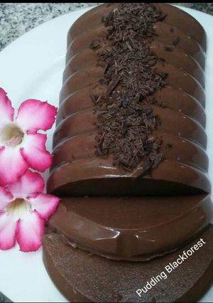 Foto resep Pudding Blackforest