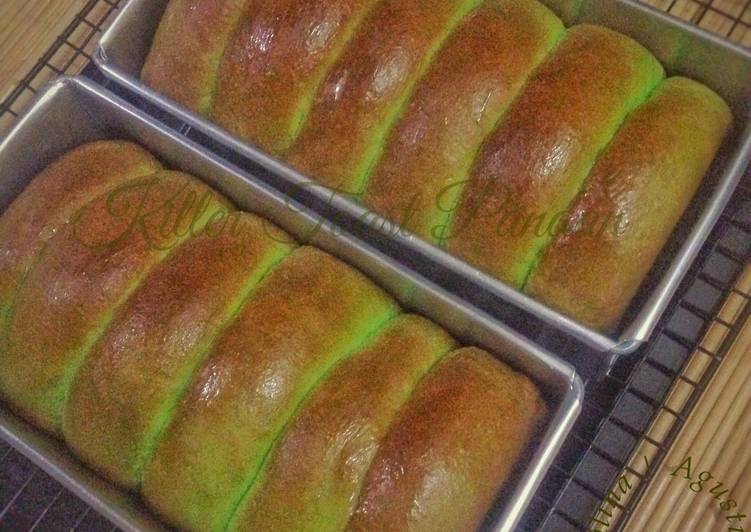 Resep: saat makan malamKiller Toast Pandan 