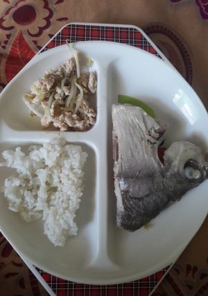 Foto resep Dorang kukus dengan ayam, labu dan kecambah mpasi 9 bulan