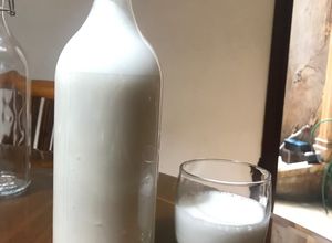 Foto resep Almond milk / susu almond homemade