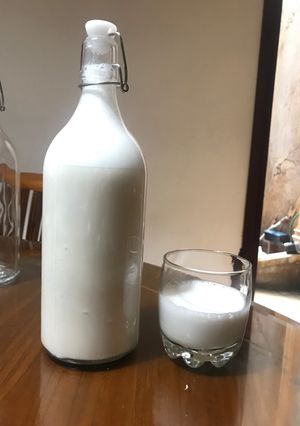 Foto resep Almond milk / susu almond homemade