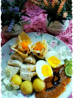 Foto resep Siomay bumbu kacang