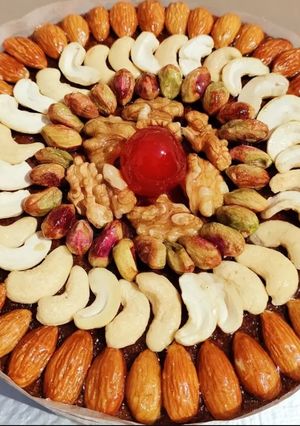 A picture of Dry Fruits Cake 🥮🥧🥮🥧🥮.
