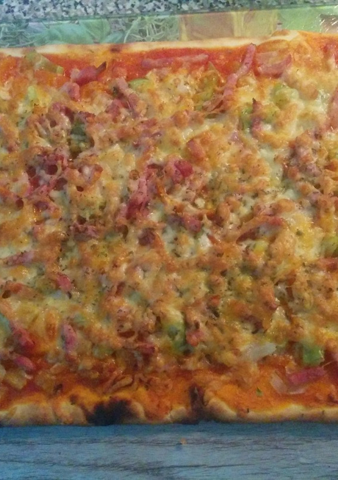 Una foto de Pizza campesina