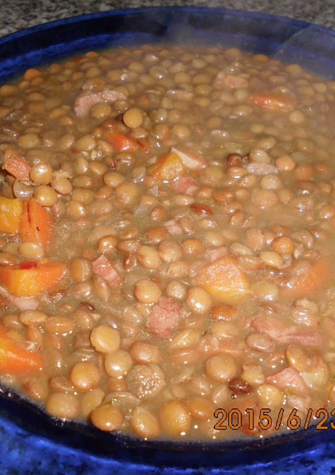 Una foto de Guiso de lentejas
