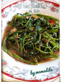 Foto resep Tumis Kangkung ala Resto