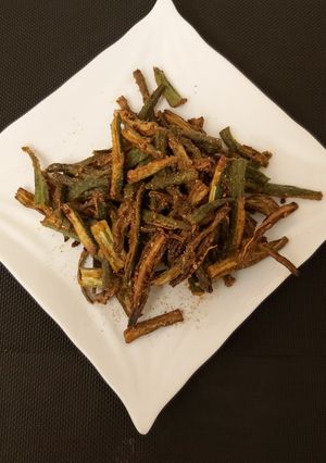 A picture of Kurkuri Bhindi.