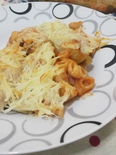 Una foto de Macarrones gratinados