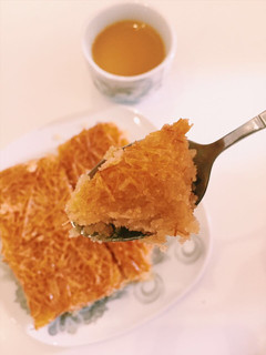 صورة لوصفة بسبوسه بالشعيريه الباكستانيه😋