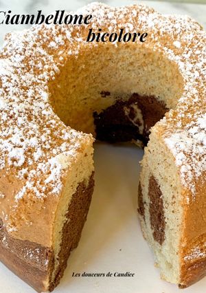 Une photo de Ciambellone bicolore
