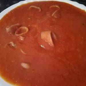 Calamares en salsa americana para Monsieur Cuisine Connect