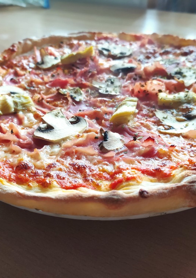 Una foto de Pizza masa fermentación lenta