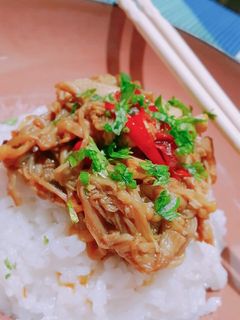 Foto resep Chicken with Enoki Sauce