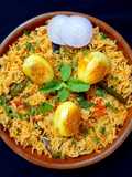 Egg biryani for kids