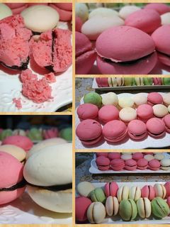 صورة لوصفة المكارون الكاذبles. Faux. Macarons