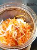 Đồ Chua đơn giản dễ làm (Fermented Carrot-Radish)