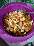 Tumis Bawang Kucai Tahu Sutra