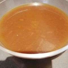 A picture of Onion Soup.