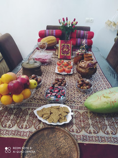 عکسی از دستور میز شب یلدا