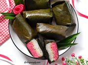 Gambar cara bungkus lemper