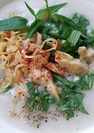 Hình của món Cháo Trai thơm ngon.
