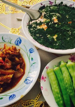 Hình của món Canh chùm ngây nấu tôm khô Bạc Liêu.