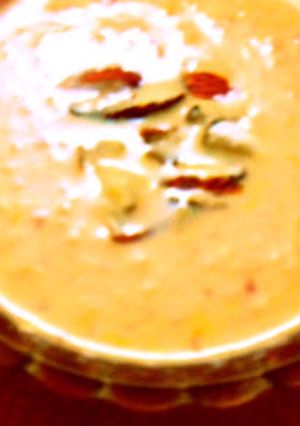 A picture of Carrot phirni.