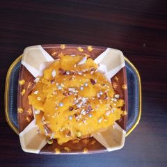A picture of Suji Ka Halwa.