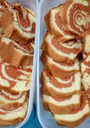 Foto resep Bolu Zebra panggang mantab👍