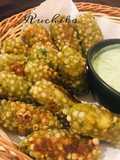 Green Sabudana Rolls