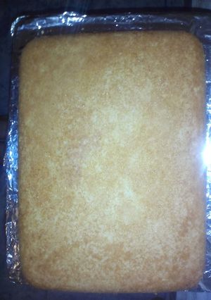 Una foto de Torta casera con pocos ingredientes