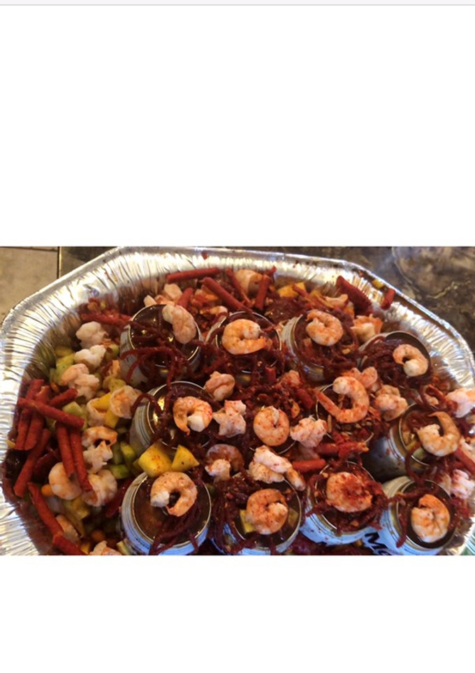 Una foto de Cerveza preparada con camarones 🍤