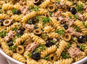 Foto de Fusili com Atum e Azeitonas