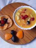Sweet milky fruit pie
