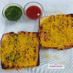 A picture of Bombay grilled sandwich.