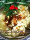 Stup bening Maklor (Makaroni Telur) mpasi 1th+
