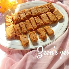 A picture of Traditional Mysore Pak.