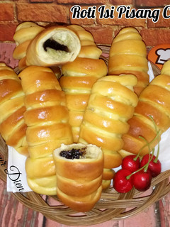 Foto resep Roti Isi Pisang Coklat